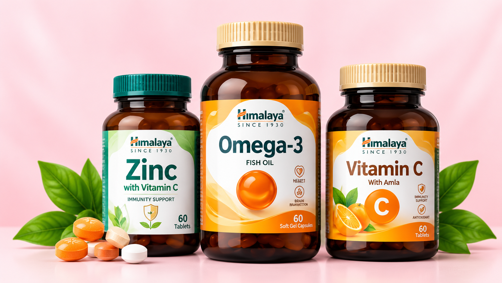 Zinc, Omega-3 and Vitamin C